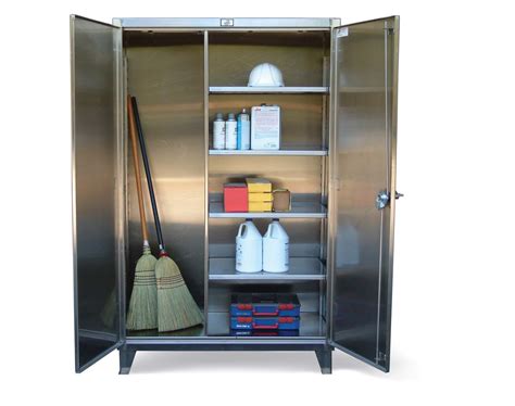 metal broom closet